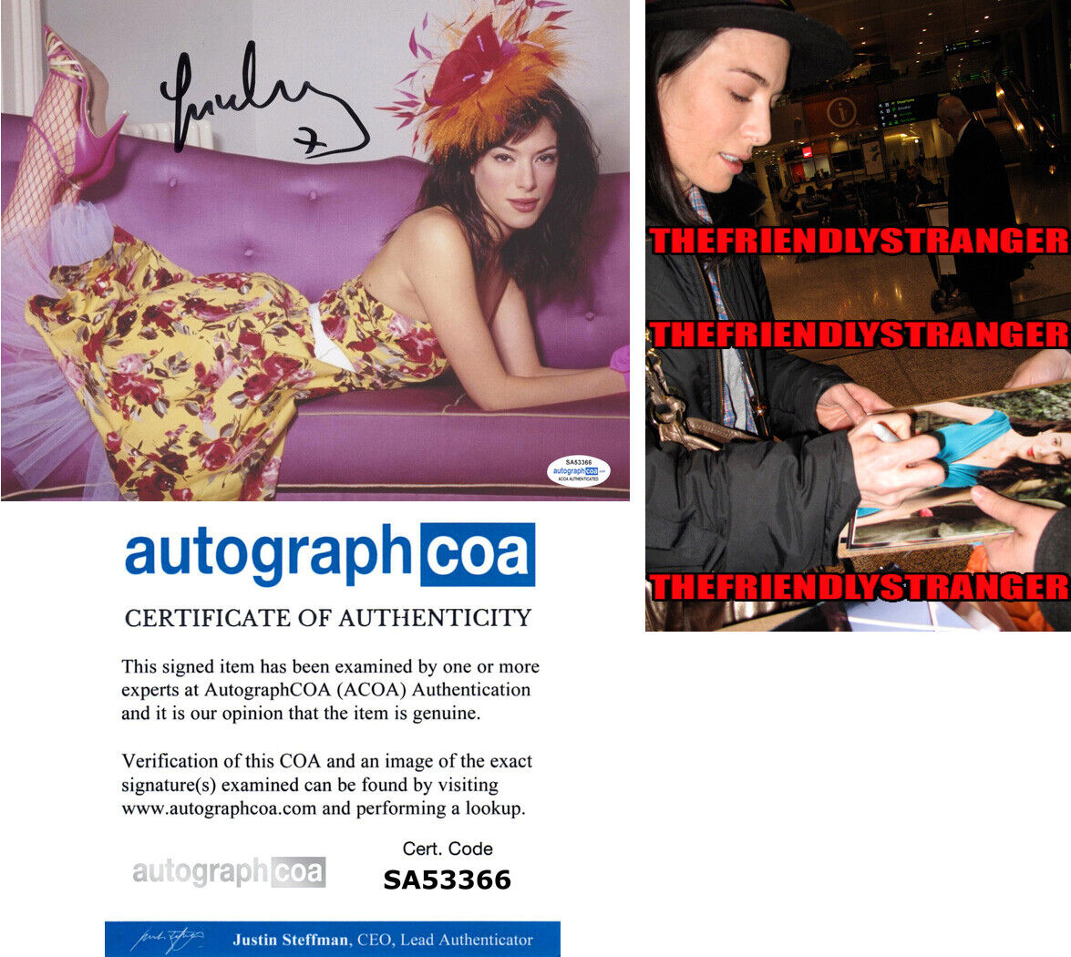 JAIME MURRAY signed Autographed 8X10 Photo Poster painting cc PROOF - Sexy DEXTER Hot ACOA COA