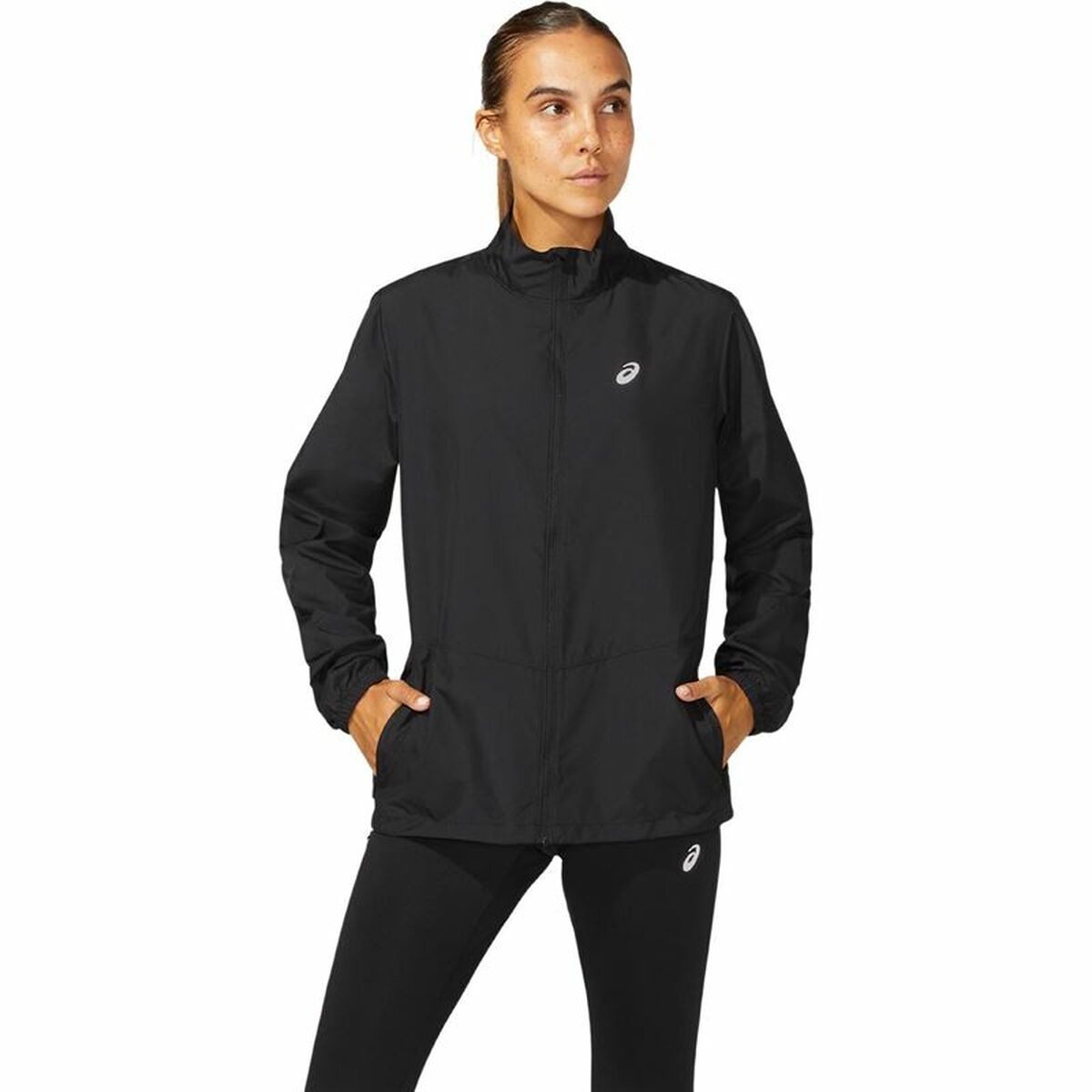 Women's Sports Jacket Asics Core Black - sale.kim -  endless selection of finest brands