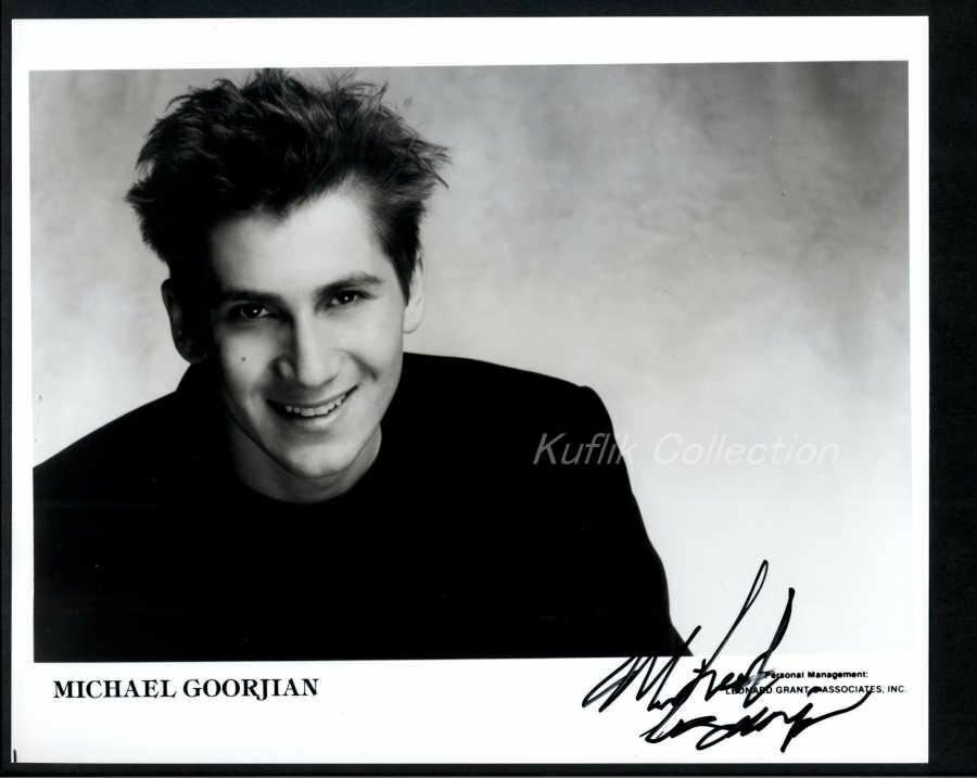 Michael A. Goorjian - Signed Autograph Headshot Photo Poster painting - Newsies - Actor