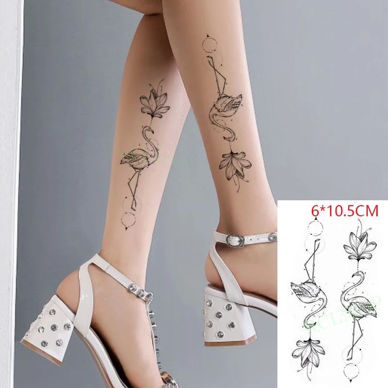 Waterproof Temporary Tattoo Sticker ins Butterfly black white sexy Body Art flash tatoo fake tatto for Women Men