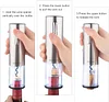 Automatic Wine Corkscrew Set with Foil Cutter, Vacuum Stopper and Decanter Pourer,