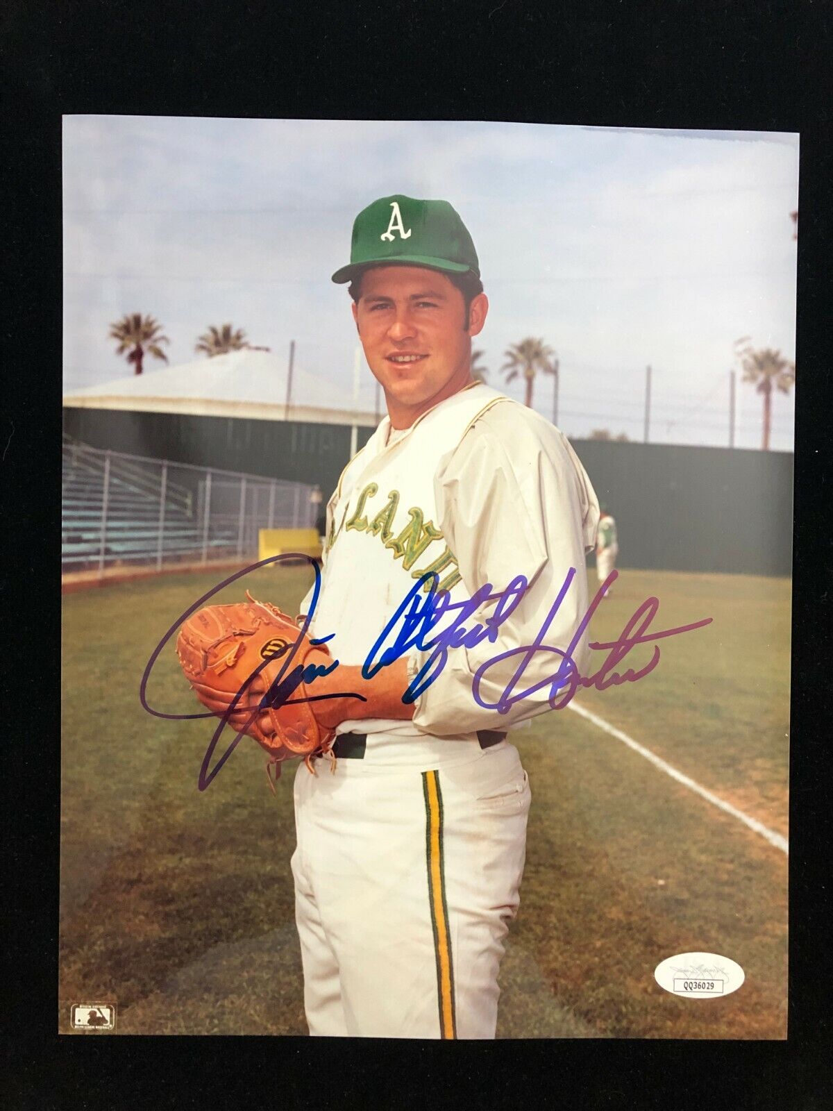 Catfish Hunter Signed Autographed Photo Poster painting - Oakland Athletics - JSA # QQ36029