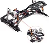 AMK Chassis Frame Set Wheelbase 313mm with 2 Speed Transmission Reversed Front Axle for 1/10 RC Crawler Axial SCX10 II 90046 EX86100