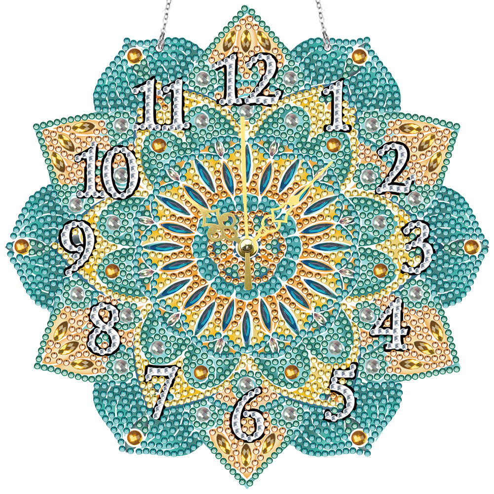 5D DIY Crystal Diamond Clock Handmade Mandala Gifts & Souvenirs (#2)