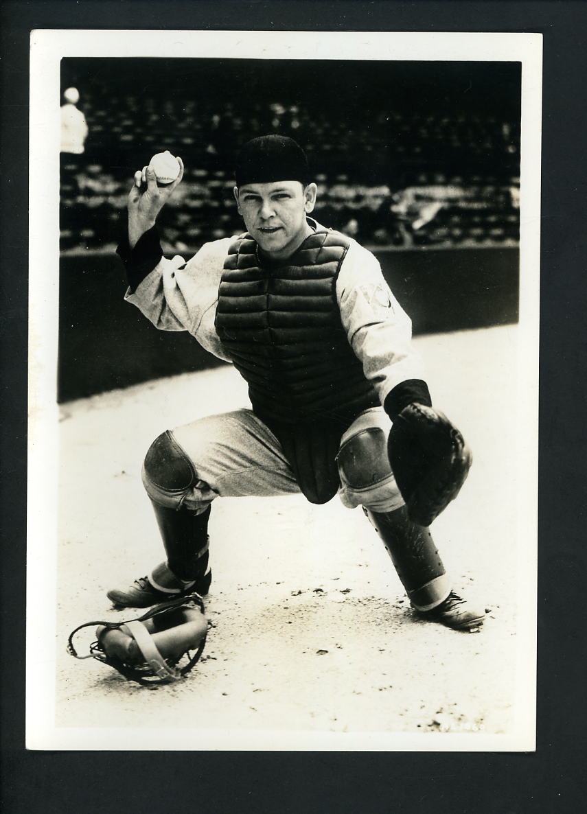 Jake Early circa 1940 Press Original Photo Poster painting Washington Senators