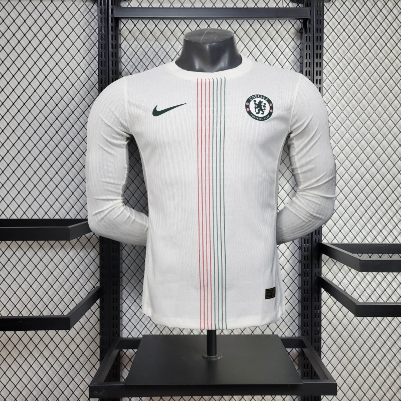 2025-2026 Long sleeves Player Version Chelsea FC Away Football Shirt 1:1 Thai Quality- Maxi Kit