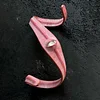 Parasite Gothic Bracelet Handmade Cowhide Devil Eye Pink Personality Bracelet