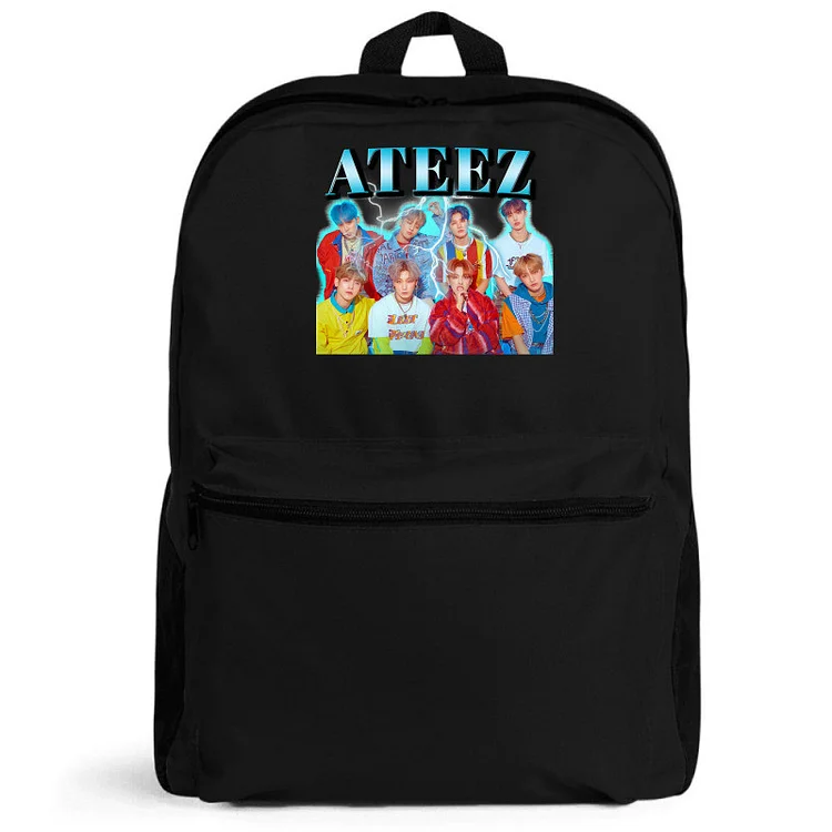 Ateez Cartoon Character Backpack