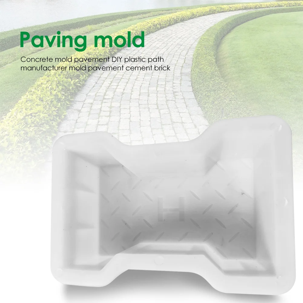 Garden Paving Mold DIY Path Maker Cement Brick Concrete Stone Road Mould