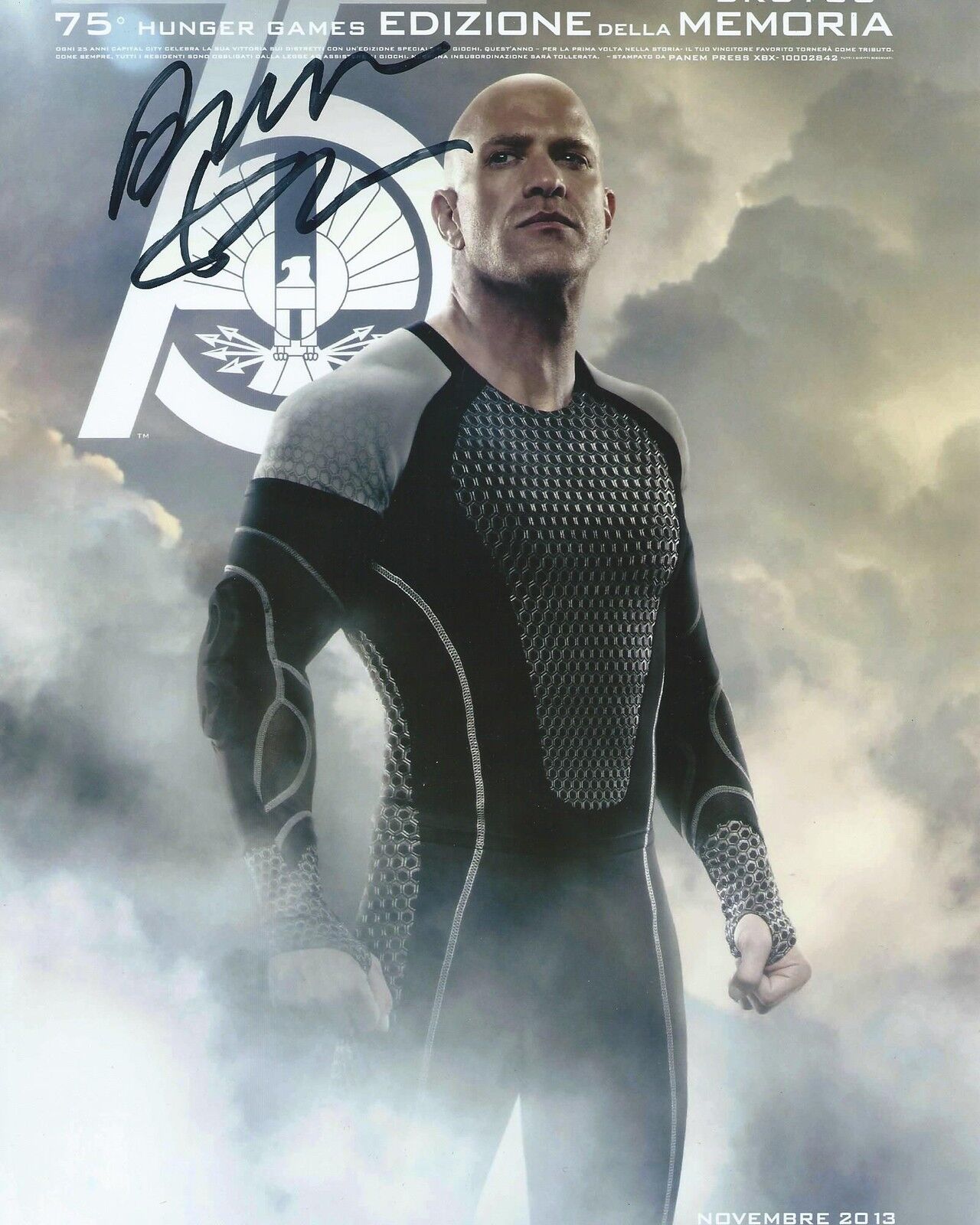 **GFA The Hunger Games: Catching Fire *BRUNO GUNN* Signed 8x10 Photo Poster painting B3 COA**