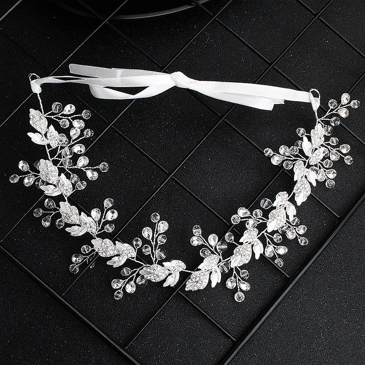 Handmade ceramic flower insert comb bridal wedding head jewelry