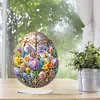 (US Only)2D Flat Easter Egg DIY Desktop Diamond Art Kits Double-Sided Bedroom Table Decor