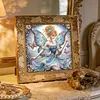 Blue Butterfly Pearl Fairy Special Shaped 5D DIY Partial Drill Diamond Painting Kits for Adults Beginners Home Decor Diamonds Dots Gem Art Kits Diamond Dots Paintings 11.81 X11.81inch