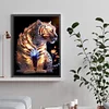 Diamond Painting-DIY Full Round Drill Tiger