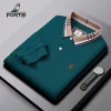 Embroidered casual polo shirt
