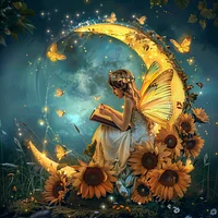 Sunflower Fairy &ndash; Diamond Painting