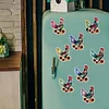 8Pcs Diamond Painting Rooster Fridge Magnet for DIY Art Crafts