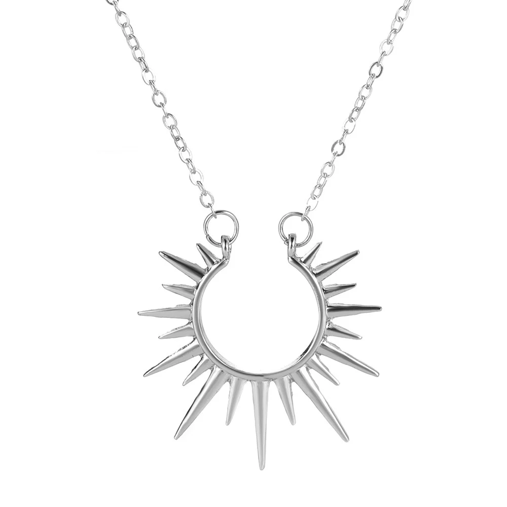 Sunburst Gold-Plated Necklace