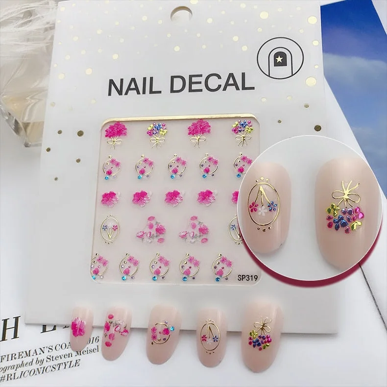 (1Pcs/Sell)Super Bright Round Ultrathin Sequins Colorful Nail Art Glitter Tips  3D girl Nail Decoration Manicure DIY Accessorie 515-1-Nail Inspo