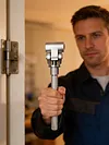 Door Hinge Adjustment Tool Adjustable Hinges Wrench Universal Fit for Interior & Exterior Doors Stainless Steel Door Hinge Tool for Sagging Doors