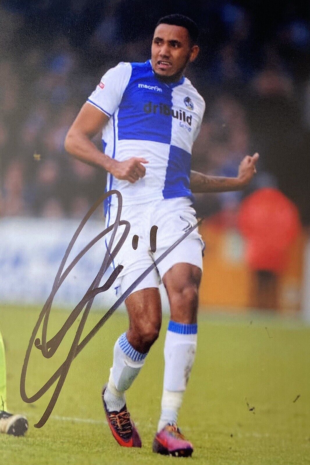 Cristian Montano Genuine Hand Signed Bristol Rovers 6X4 Photo Poster painting 2