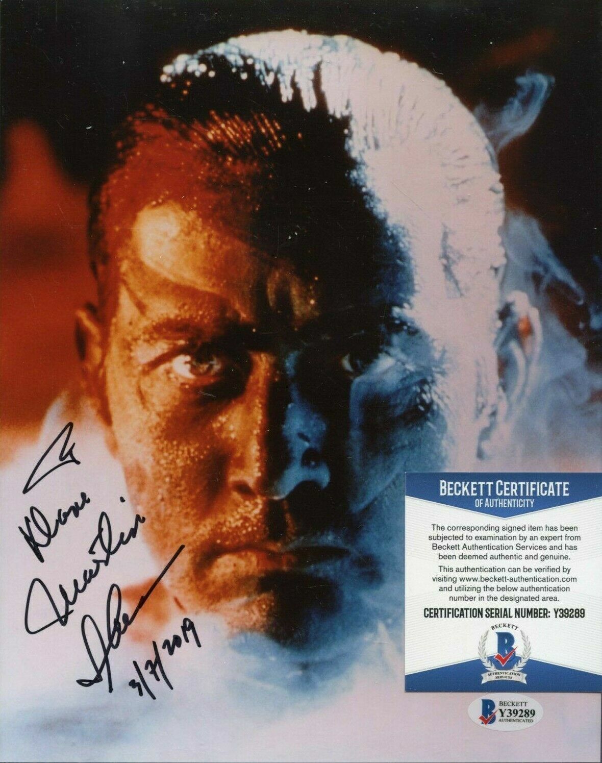Martin Sheen signed Apocalypse Now Captain Willard 8x10 Photo Poster painting BAS