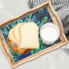 DIY Diamond Painting Decor Wooden Food Tray - Peacock