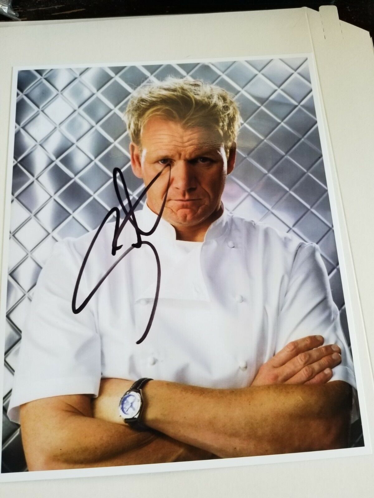 Gordon Ramsay Signed 8x10 Photo Poster painting RP -  Shipping!!! Chef