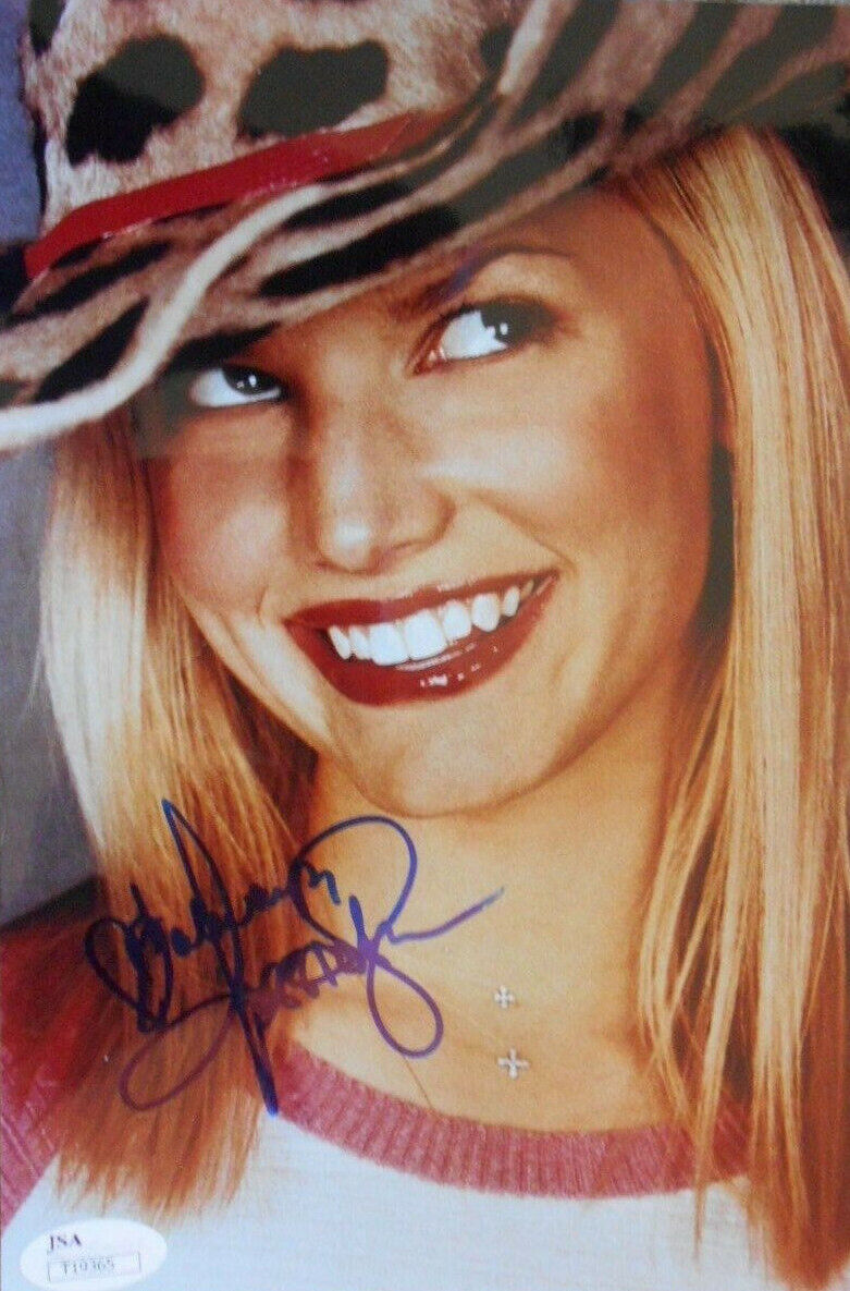 JESSICA SIMPSON SIGNED 6x9 Photo Poster painting SINGER - ACTRESS JSA CERT NO. T19365