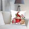 Christmas Gnome-11CT Stamped Cross Stitch Pillowcase 45*45cm/17.72*17.72in