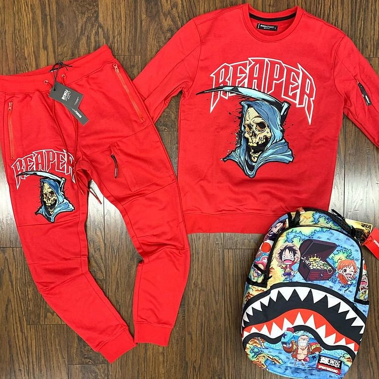 Cartoon character zipper casual suit
