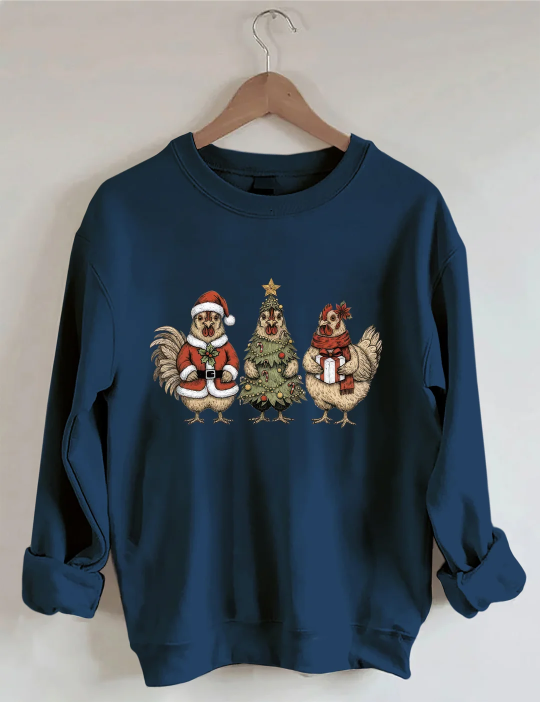 Christmas Chickens Sweatshirt