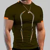 Gioiacombo&trade; T-shirt a maniche corte da uomo di moda sportiva estiva ad asciugatura rapida