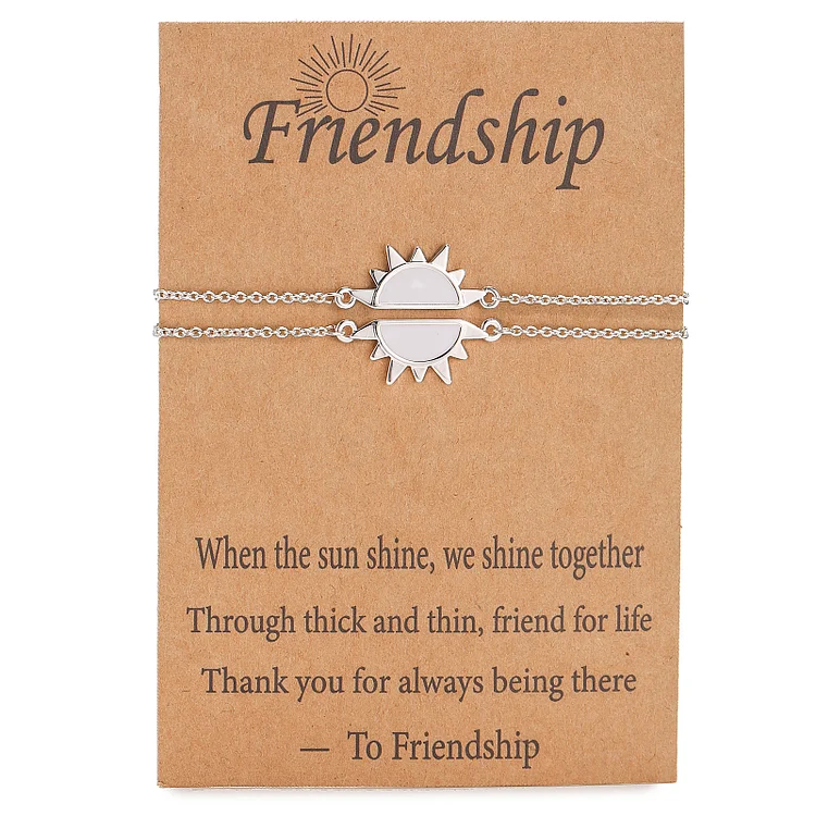 BFF Friendship Sun Necklace