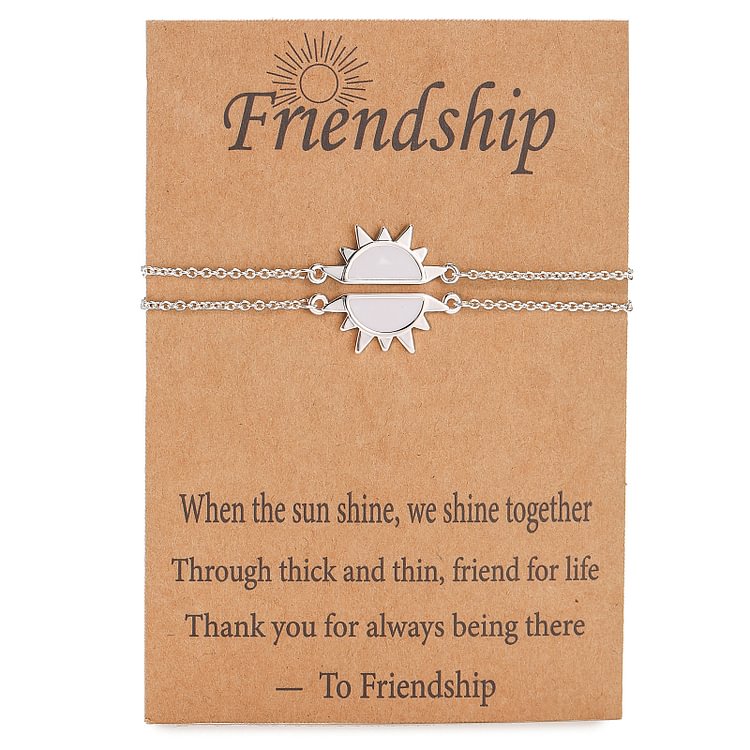 BFF Friendship Sun Necklace
