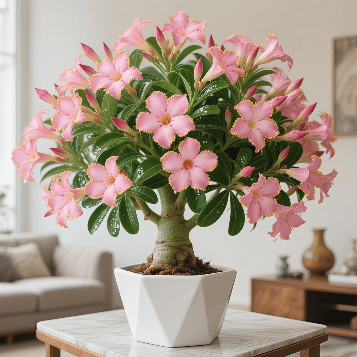 Rainbow Desert Rose - Cold and Heat resistant, Easy to survive
