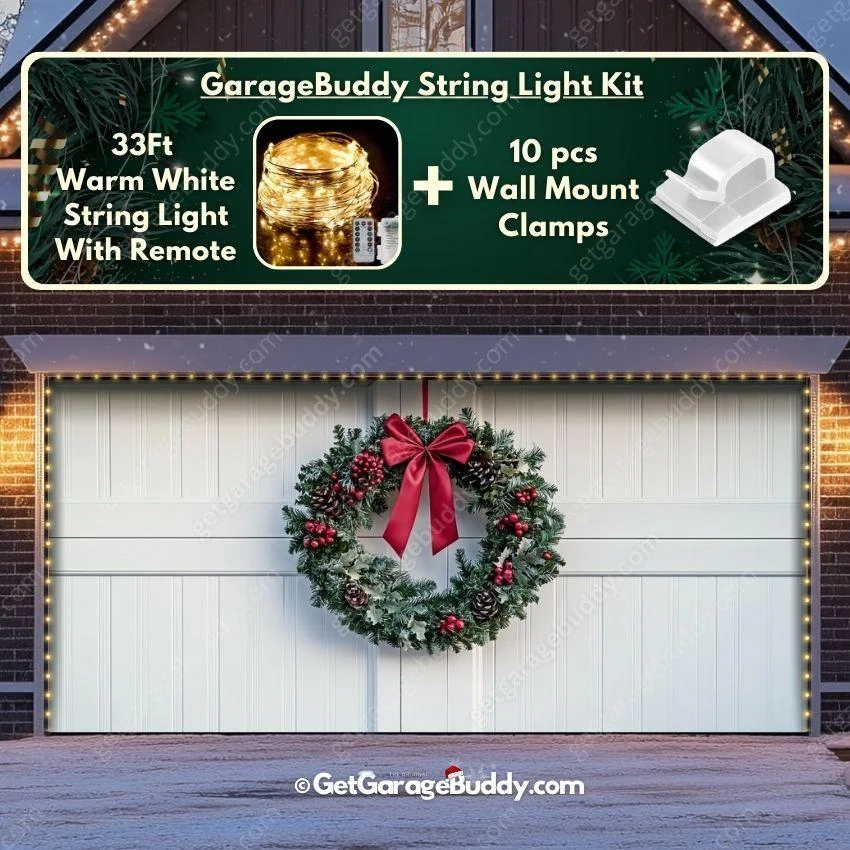 Christmas Wreath | Christmas Garage Door Cover