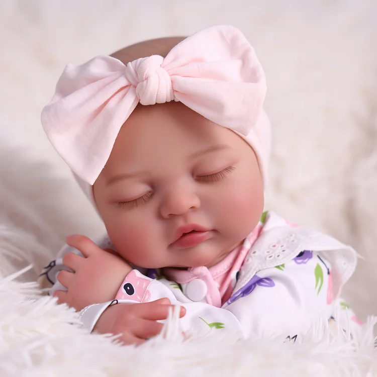 Babeside Sleeping Reborn Baby Nancy 17" Little Infant Girl Loving Moments Daily