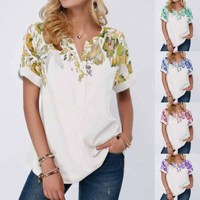 Summer New Print Short Sleeve T-Shirt