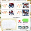 6Pcs Weihnachtspferd - 5d DIY Handwerk Gru&szlig;karte