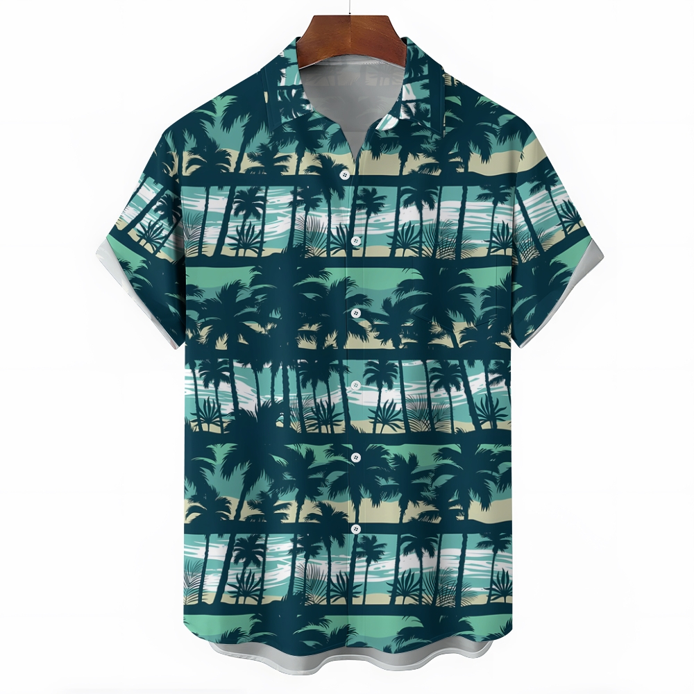 Tropical Palms and Waves Shirt
