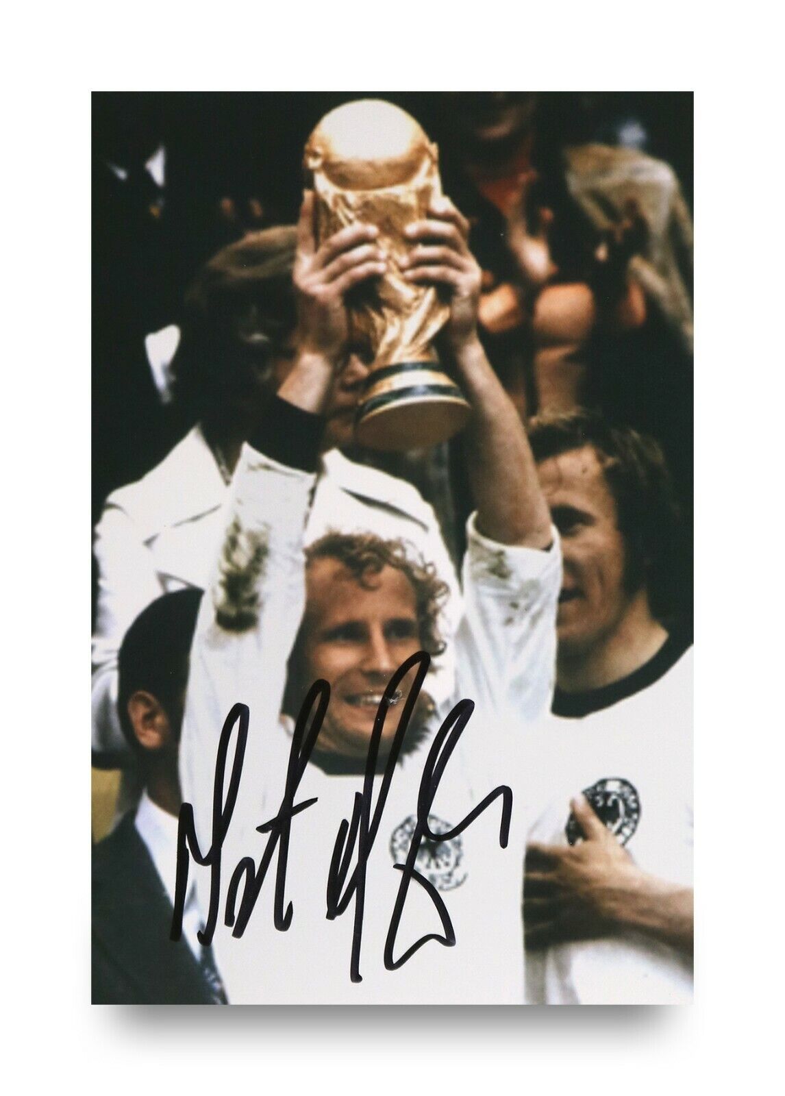 Berti Vogts Signed 6x4 Photo Poster painting West Germany Borussia Autograph Memorabilia + COA