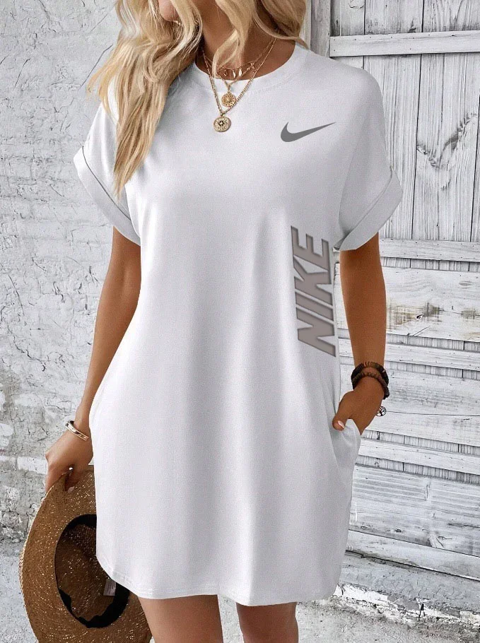 NIKE2025 jarní a letní nové volné šaty