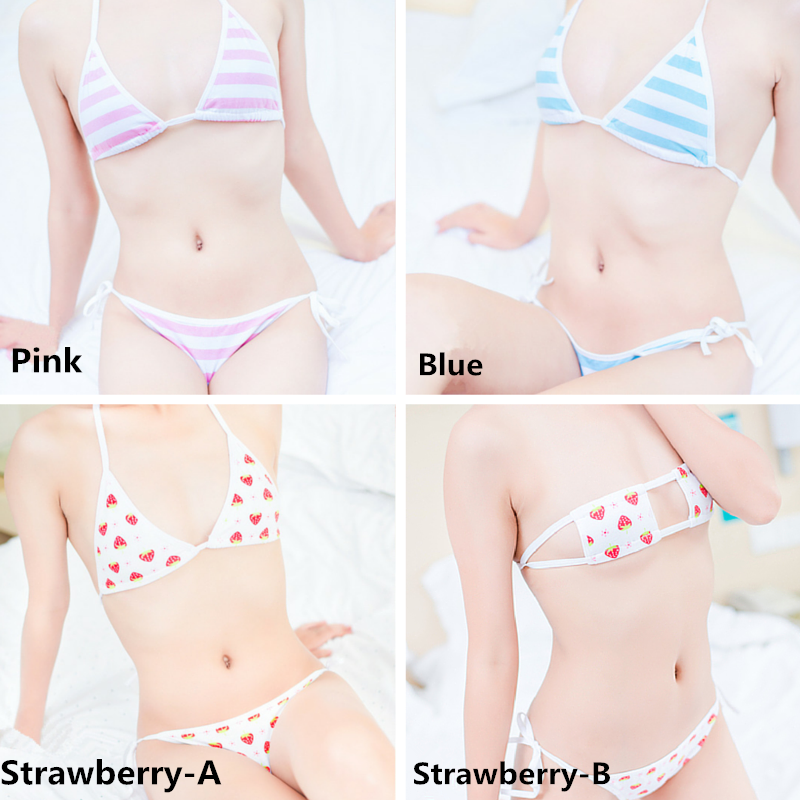 Kawaii Stripe/Strawberry Underwear SP166878/SP166866