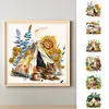 (Multi-Style)Outdoor Camping-Partial Special Shaped Diamond Painting 30*30CM