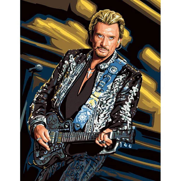 Johnny Halliday - Full Square - Diamond Painting(30*40cm)