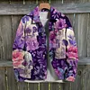 Floral Skull Denim Jacket by Inlyline