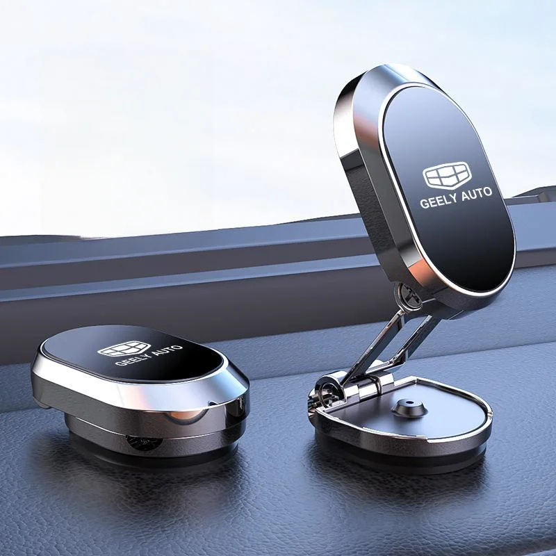 Car magnetic mobile phone navigation bracket 