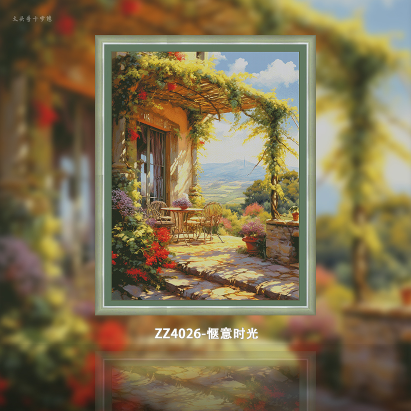 [ZZ4026-Cozy Time] Painting Fairy Cross Stitch