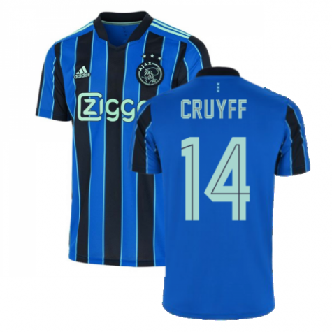 venijn Cyclopen Steil Maillot Ajax Johan Cruyff 14 Extérieur 2021/22